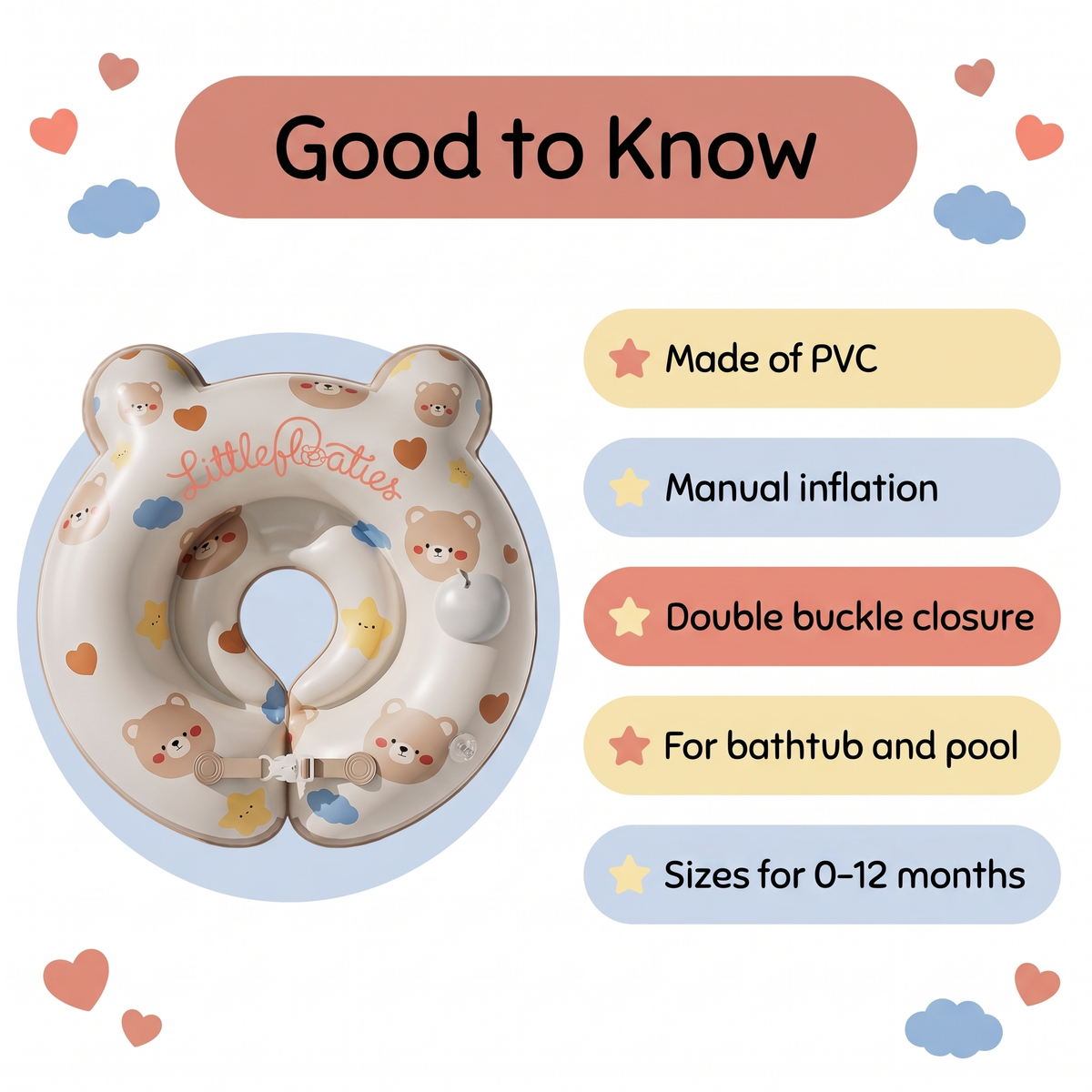 LittleFloaties Baby Neck Float